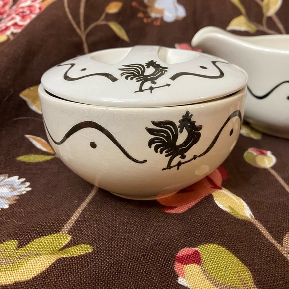 Chicken design 3 piece set sugar creamery set - Picture 4 of 4